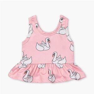 Monica + Andy Swan Floatie Tankini Top| 5T Toddler